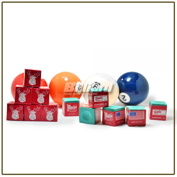Master Forest Pool Cue Chalk – 12-Pack (One Dozen) – Premium Billiard Accessory
